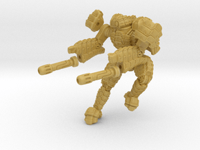 Mech suit with twin weapons. (6) in Tan Fine Detail Plastic