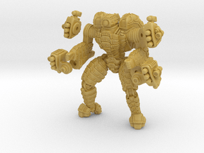Mech suit with missile pods (10) in Tan Fine Detail Plastic