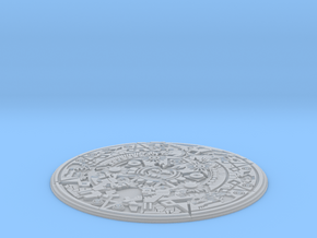 Smaller Aztec Medallion in Clear Ultra Fine Detail Plastic