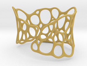 BRACELET Voronoi III in Tan Fine Detail Plastic
