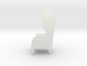 Armchair Roof 1/4" Scaled in Clear Ultra Fine Detail Plastic