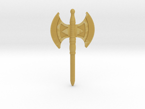 Battle Axe for the New Mini figures in Tan Fine Detail Plastic