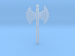 Battle Axe for the New Mini figures in Clear Ultra Fine Detail Plastic