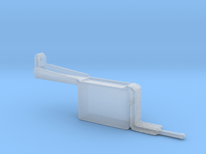 Ammo Box 7.62mm Open with Belt 1:35 Scale in Clear Ultra Fine Detail Plastic
