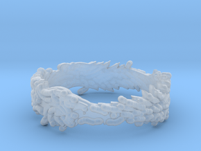 OuroBoros Ring Size 11.25 in Clear Ultra Fine Detail Plastic