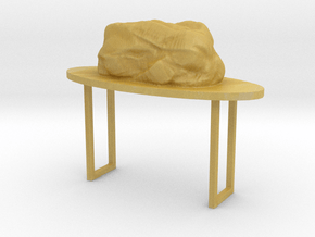 Chair Egg Cave in Tan Fine Detail Plastic