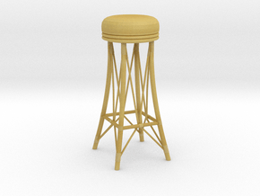 Chair in Tan Fine Detail Plastic