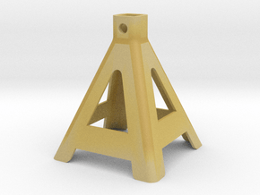 R/C Jack Stand Base 1 of 3 Parts in Tan Fine Detail Plastic