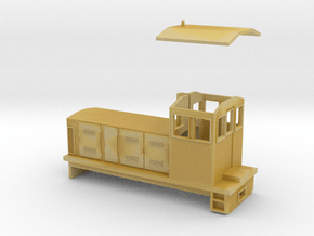 HOn30 Endcab Locomotive ("Eva") in Tan Fine Detail Plastic