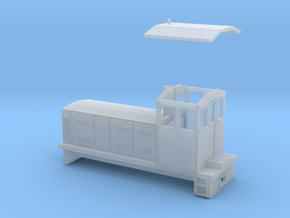 HOn30 Endcab Locomotive ("Eva") in Clear Ultra Fine Detail Plastic