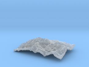 Annapurna in Clear Ultra Fine Detail Plastic