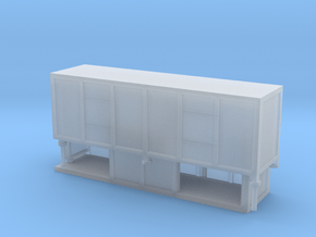 JCDecaux Shelter (enclosed) 1:148 N Gauge in Clear Ultra Fine Detail Plastic