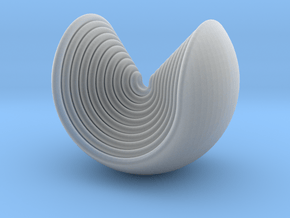 Multilayer Open Sphere in Clear Ultra Fine Detail Plastic