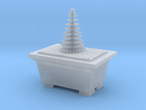 Bonsai Pine Tree Plant Model  in Clear Ultra Fine Detail Plastic