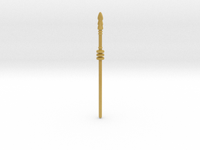 Replacement spear for Castle Grayskull, version 2 in Tan Fine Detail Plastic