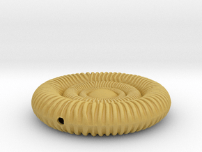 Hypnotizing Pendant (size L) in Tan Fine Detail Plastic