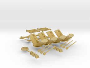 CARF P-47 scale detailed parts  in Tan Fine Detail Plastic