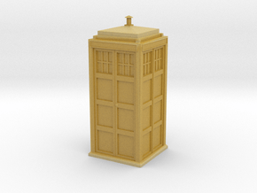 Doctor Who Tardis in Tan Fine Detail Plastic