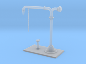 Colonna Idrica / water crane scale1/87 in Clear Ultra Fine Detail Plastic