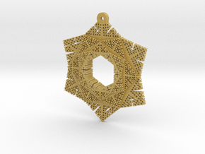 Cesaro Snowflake - 2 in Tan Fine Detail Plastic