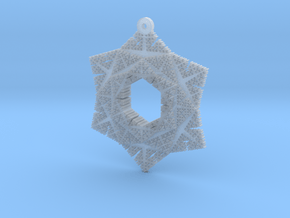 Cesaro Snowflake - 2 in Clear Ultra Fine Detail Plastic
