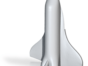 Space Shuttle - 1/2500 scale in Clear Ultra Fine Detail Plastic