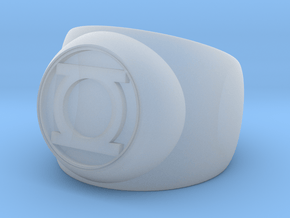 Green Lantern Ring- Size 6.5 in Clear Ultra Fine Detail Plastic