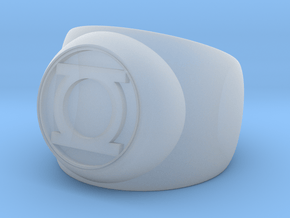 Green Lantern Ring- Size 8.5 in Clear Ultra Fine Detail Plastic