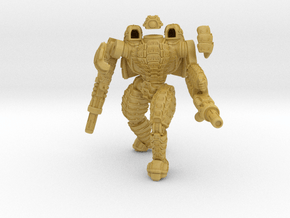 Mech suit with twin weapons. (5) in Tan Fine Detail Plastic