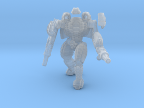 Mech suit with twin weapons. (5) in Clear Ultra Fine Detail Plastic