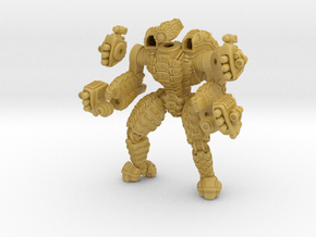  Mech suit with twin missile pods. (10) in Tan Fine Detail Plastic