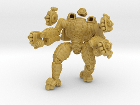 Mech suit with twin missile pods.(12) in Tan Fine Detail Plastic