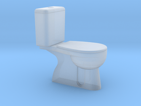 Toilette Spur 0, 1:45 in Clear Ultra Fine Detail Plastic
