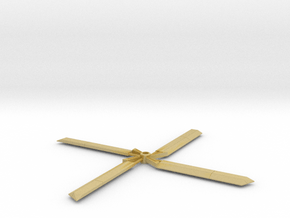 Combining Helicopter Robot Rotor Blades in Tan Fine Detail Plastic