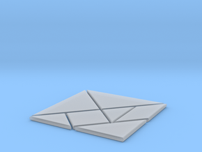 tangram in Clear Ultra Fine Detail Plastic