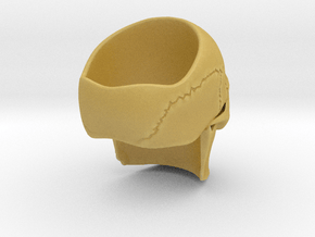 High Detail Skull Ring with Attitude (Men's or Wom in Tan Fine Detail Plastic