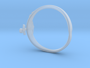 DG Ring 9 in Clear Ultra Fine Detail Plastic