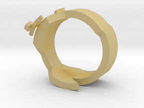 DG Ring two in Tan Fine Detail Plastic