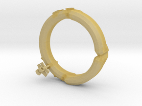 DG ring 5 in Tan Fine Detail Plastic