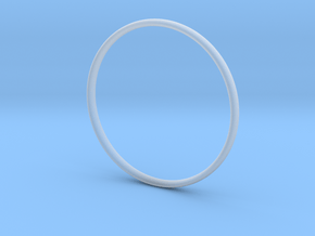 Bangle1 in Clear Ultra Fine Detail Plastic