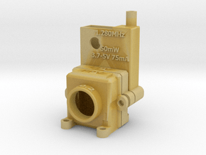 FPV Housing for Camera and Transmitter in Tan Fine Detail Plastic