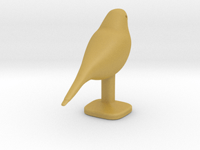 Canary Bird in Tan Fine Detail Plastic