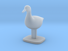 Duck Bird Stand in Clear Ultra Fine Detail Plastic