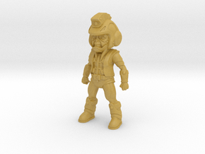 Primacron homage Space Monkey 3.75inch Mini Figure in Tan Fine Detail Plastic