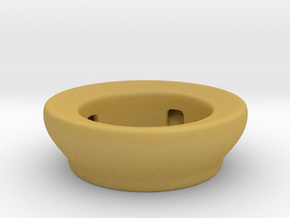 Fake Bowl  in Tan Fine Detail Plastic