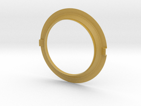 Iron Man Mark III Arc Reactor Chest Ring in Tan Fine Detail Plastic