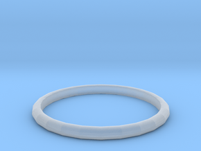 small telstar bangle in Clear Ultra Fine Detail Plastic