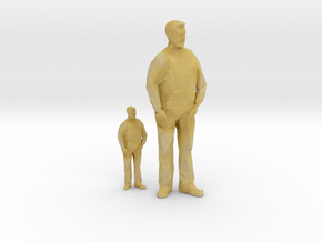 Architectural Man - 1:50 + 1:100 - Standing in Tan Fine Detail Plastic