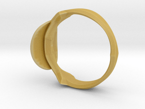 Christian Navigator Ring in Tan Fine Detail Plastic