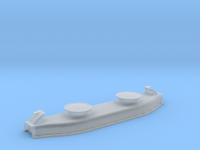 Titanic Double Fairlead - Scale 1:100 in Clear Ultra Fine Detail Plastic